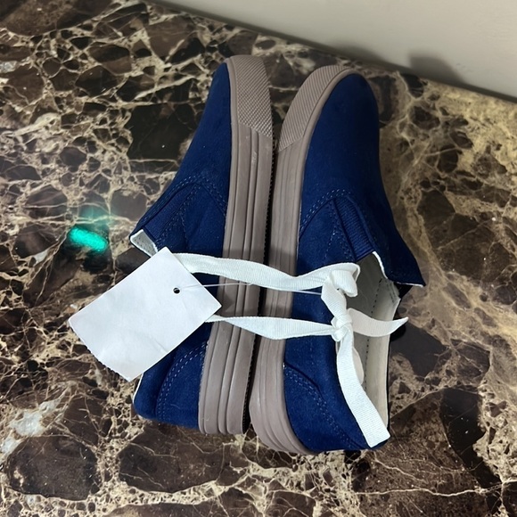 Crewcuts Slip-On Loafers Boat Shoes Navy Blue Size k13 - Picture 3 of 5